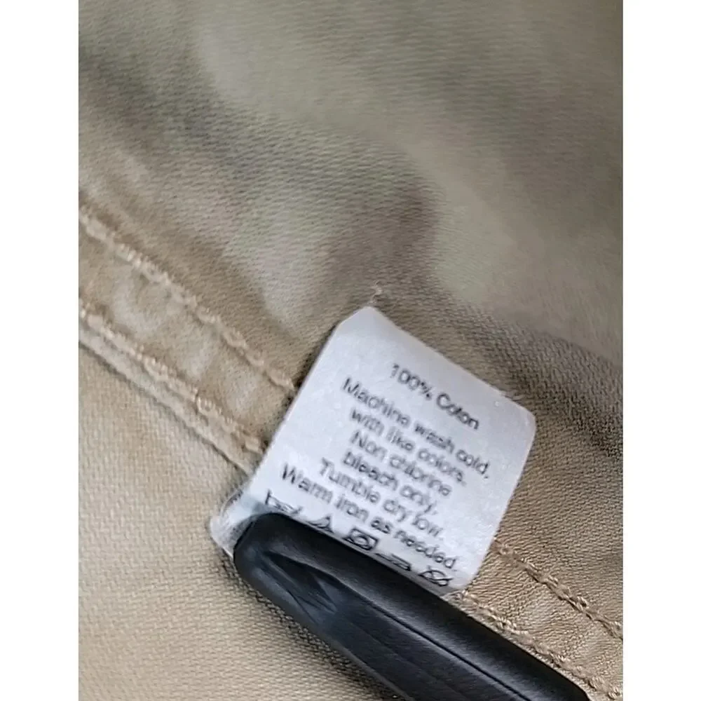 MADEWELL‎ Fleet Utility Jacket Khaki Women's Size Large Neutral Chore Full Zip